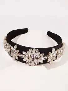 1 PC Cá Tính Sang Trọng Hoa & Đá Trang Trí Dây Đeo Đầu Với Phong Cách Baroque Cung Điện Thanh Lịch Tiaras - Nhiều màu - Xem 1