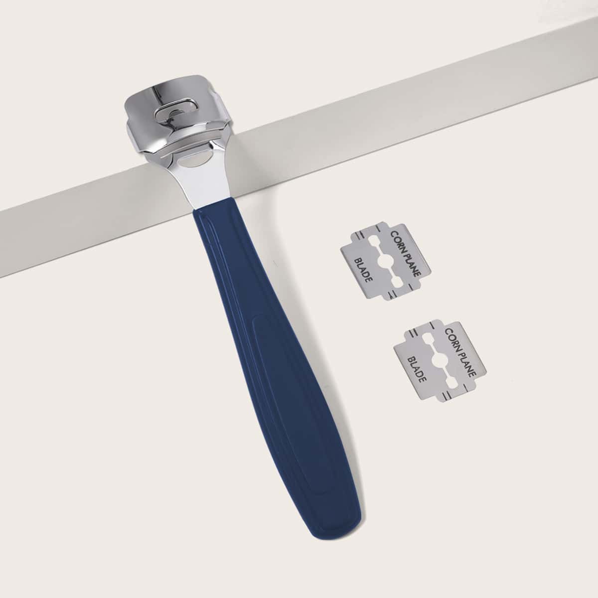 

1pc Foot Care Tool & 2pcs Blade, Blue