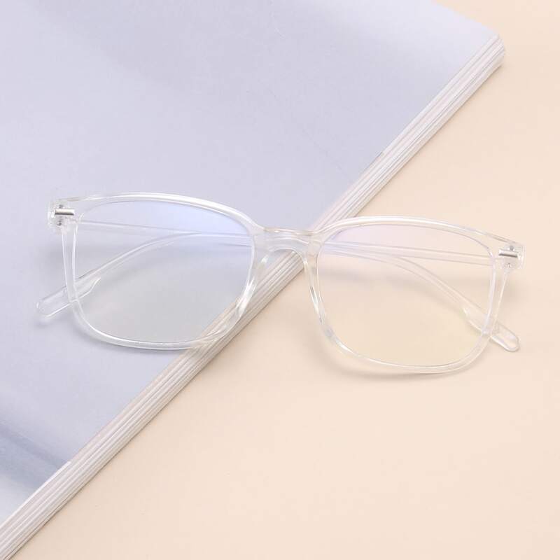 

Acrylic Frame Rivet Decor Glasses