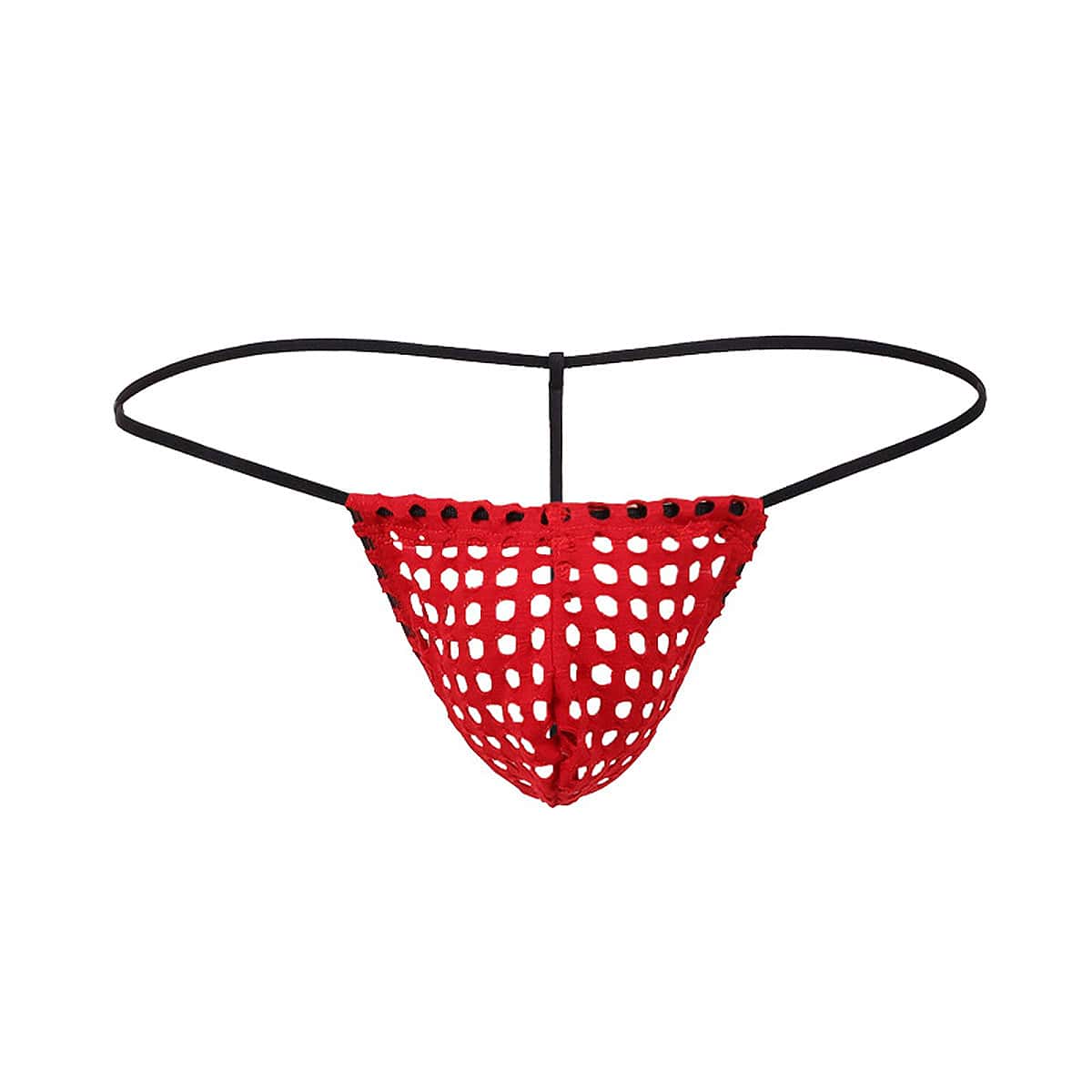 

Guys Hollow Out Solid Brief, Red