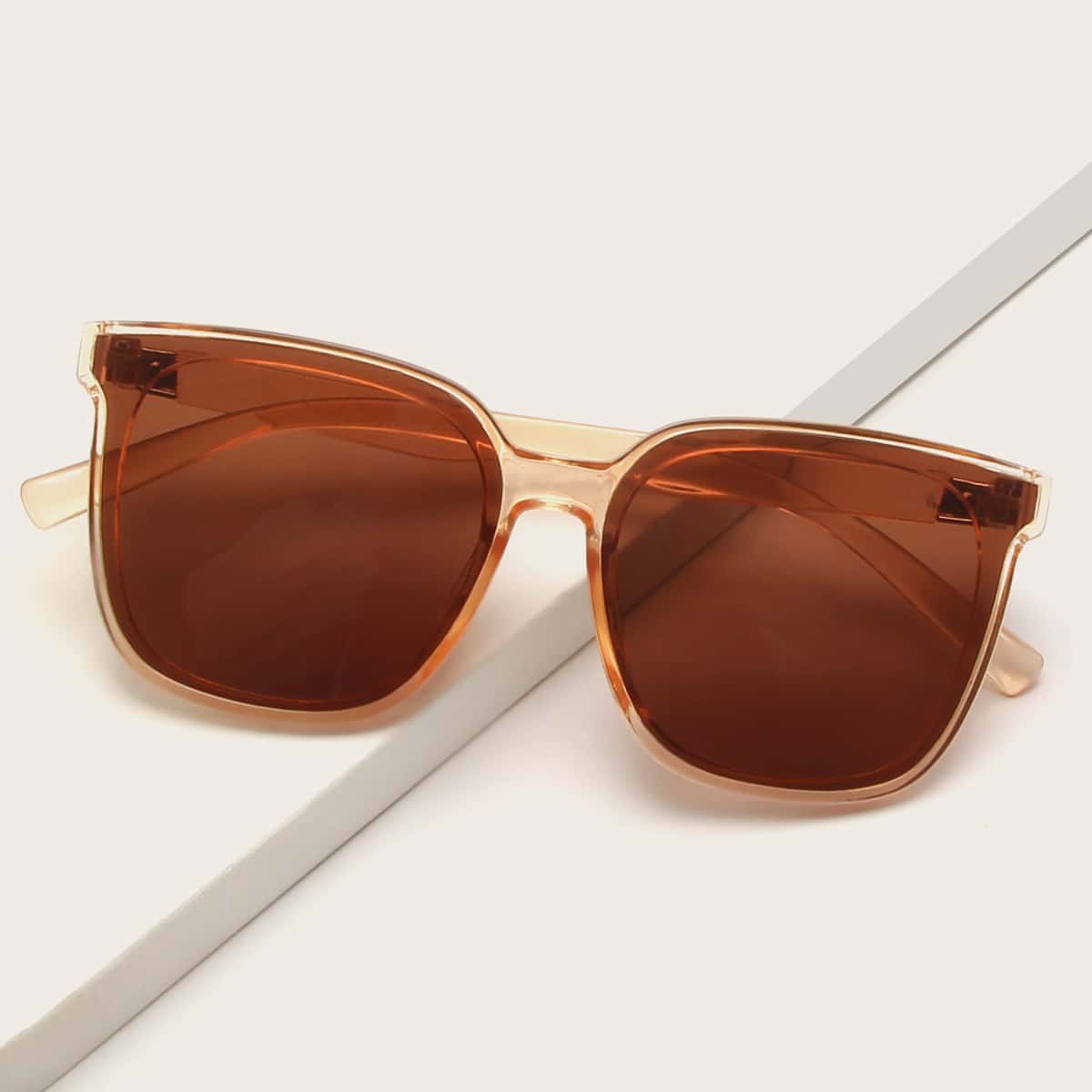 

Square Frame Sunglasses With Case
