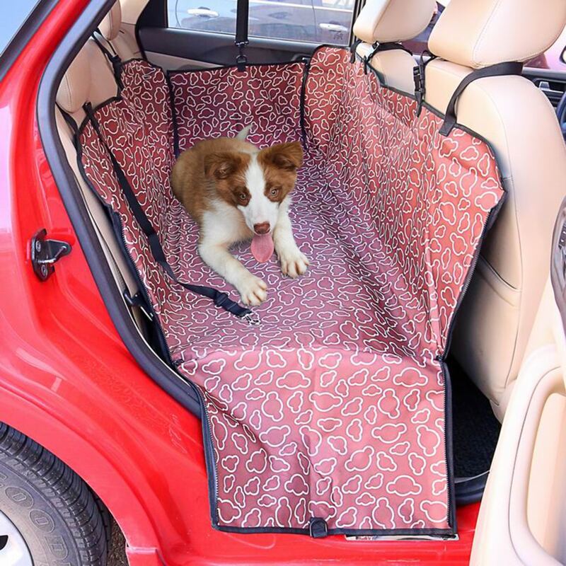 

1pc Graphic Dog Car Seat Cover, Multicolor