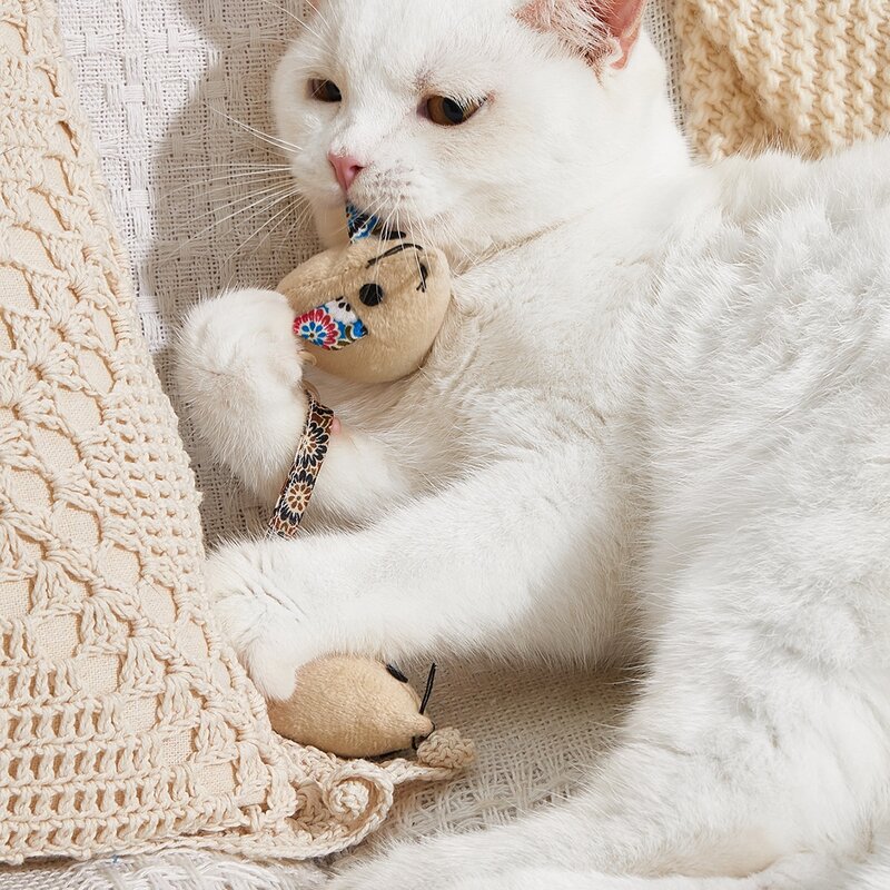 

1pc Random Color Mouse Design Cat Toy, Multicolor