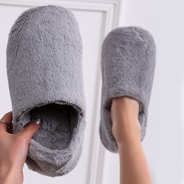 

Wide Fit Bedroom Slippers, Grey