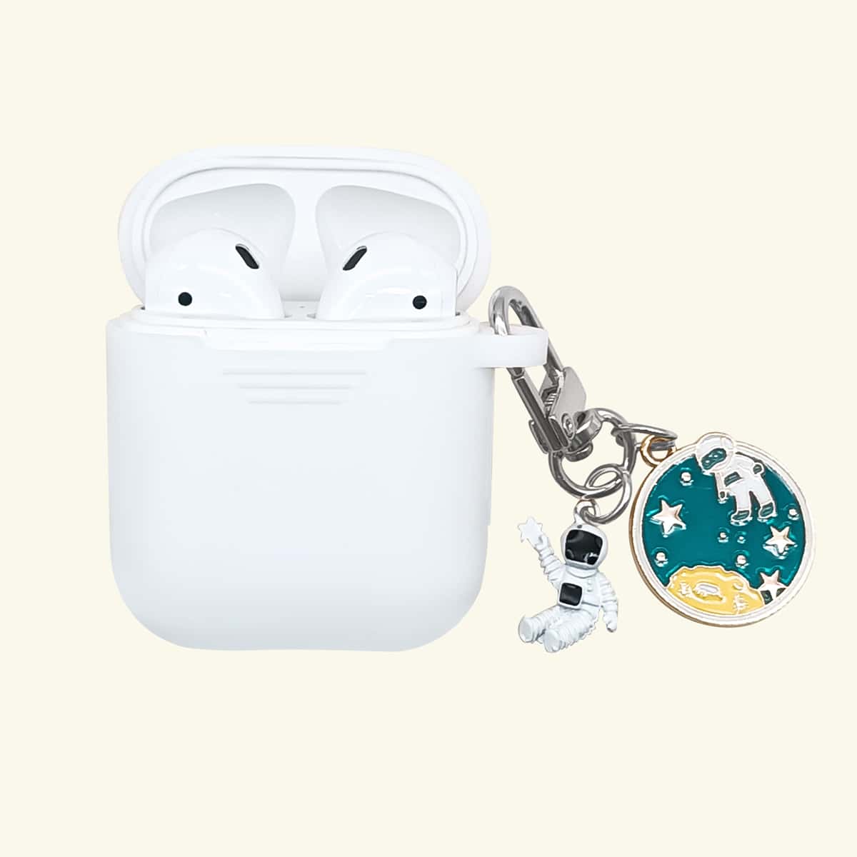 

Astronaut Pendant Solid Airpods Case, White