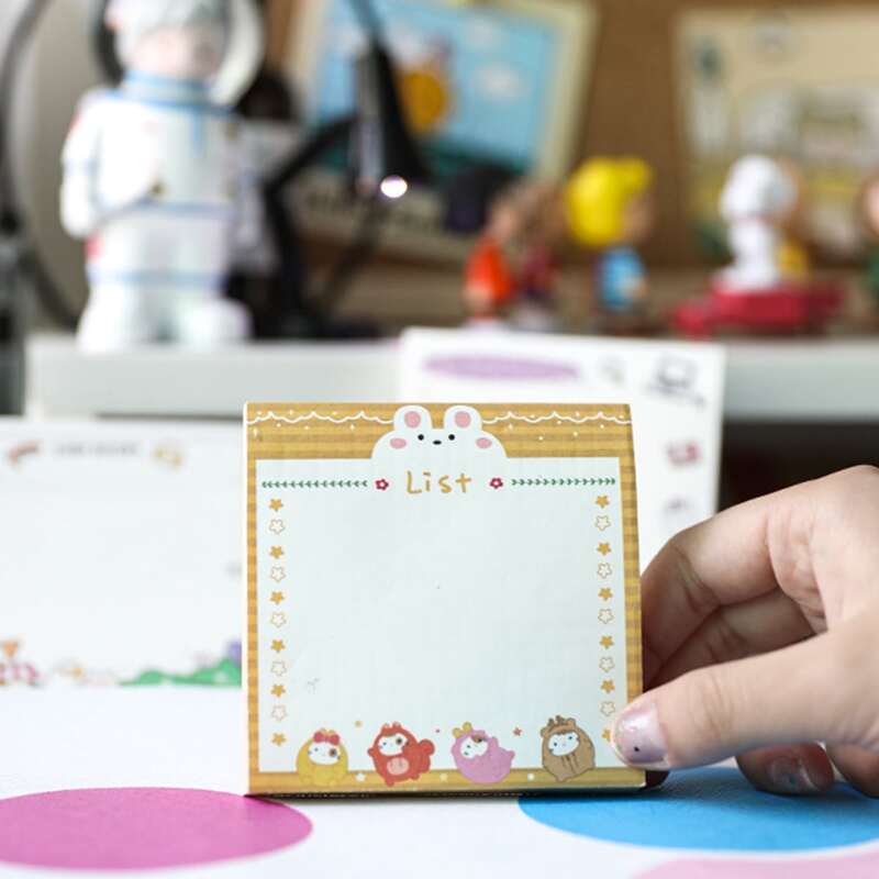 

1pc Random Cartoon Sticky Note, Multicolor