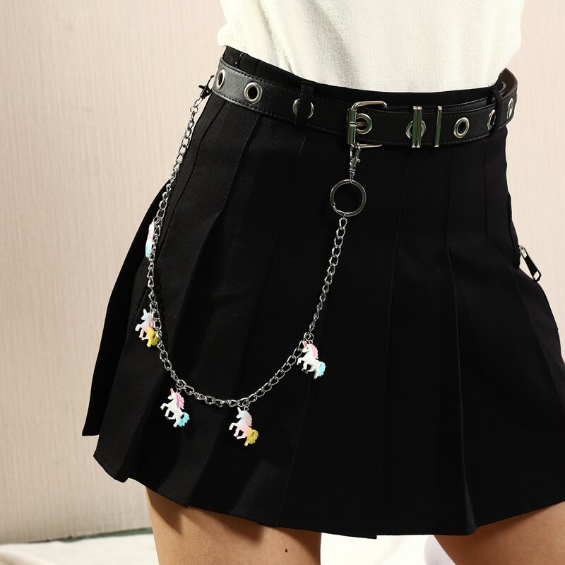 

Unicorn Pants Chain Without Belt, Silver
