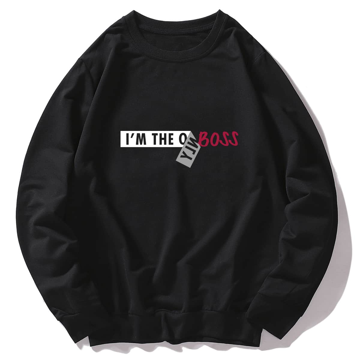 

Guys Letter Sweatshirt, Black