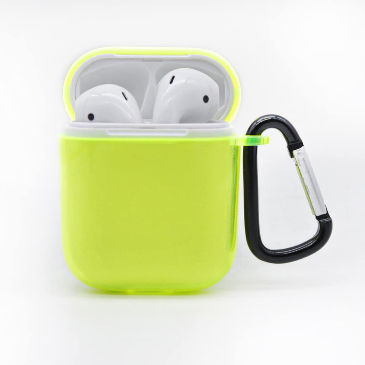 

Neon Lime Clear Airpods Case With Hook, Lime green neon