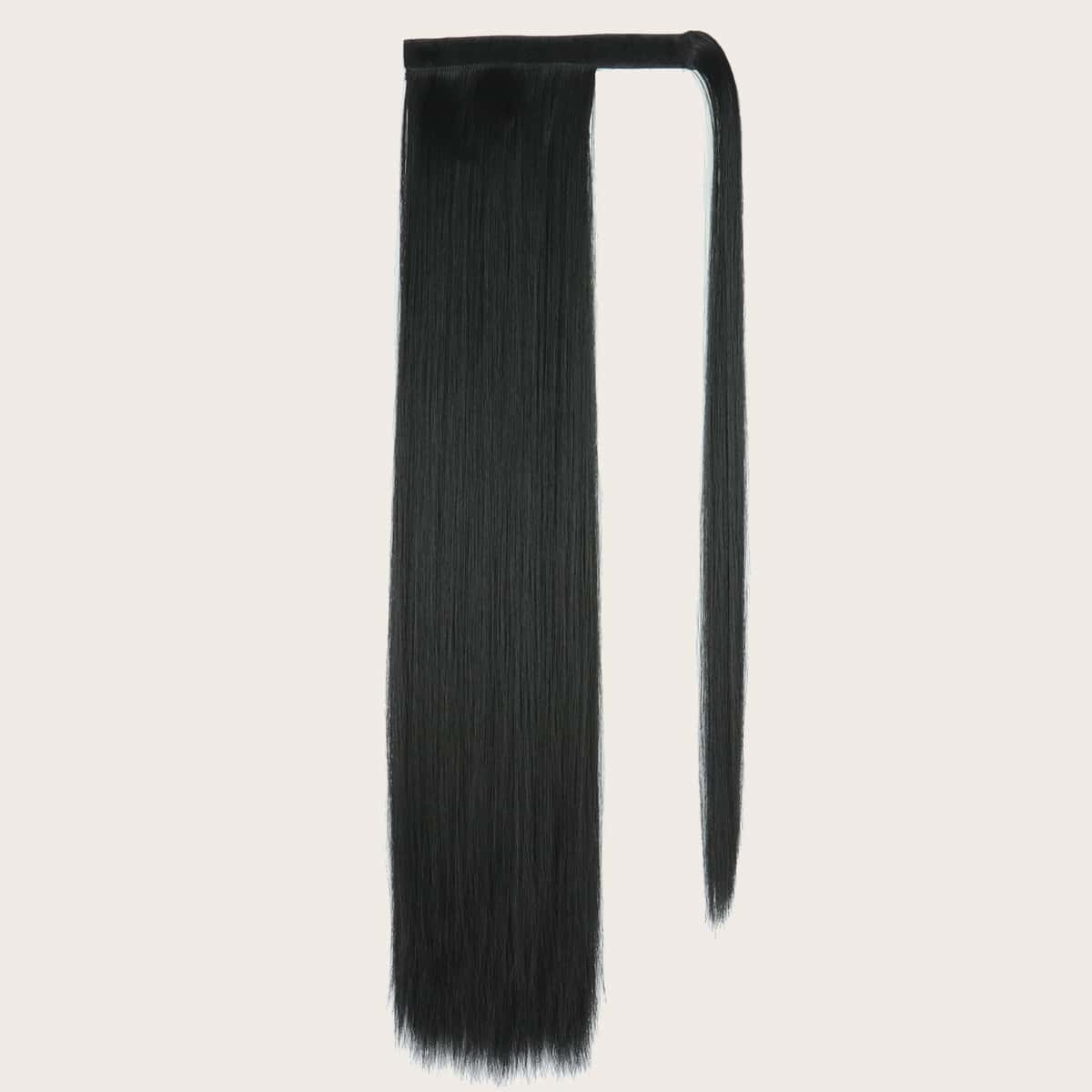 

1pc Long Straight Hairpiece, Black