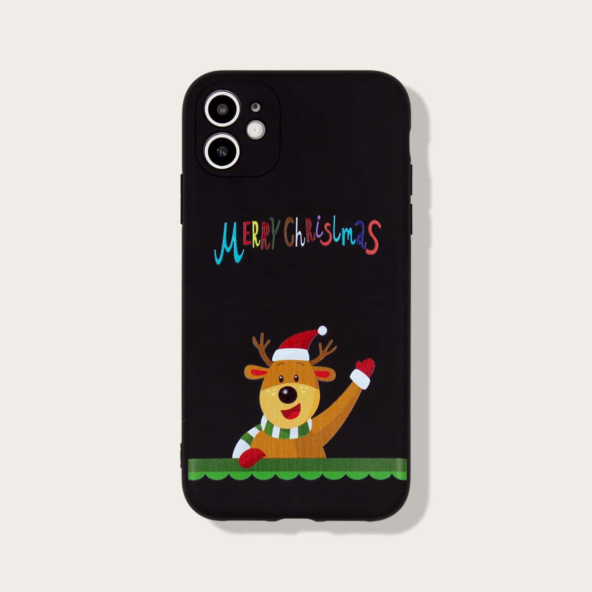 

Christmas Deer Print iPhone Case, Multicolor