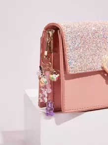 Clear Bear Decor Bag Charm - Multicolor - View 1