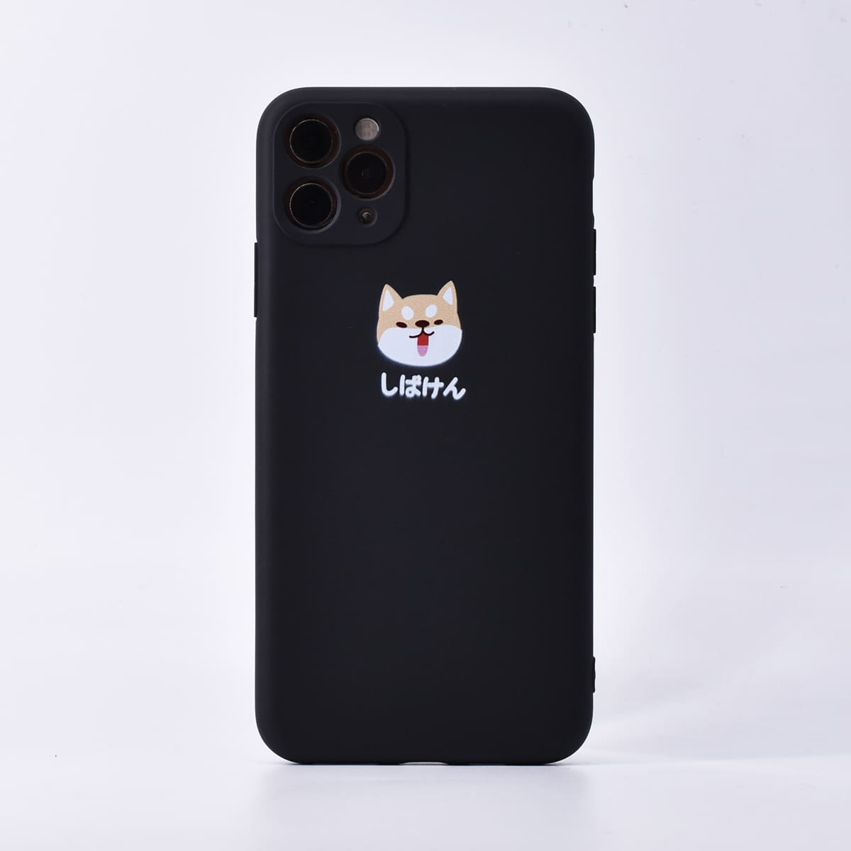 

Cartoon Dog iPhone Case, Black