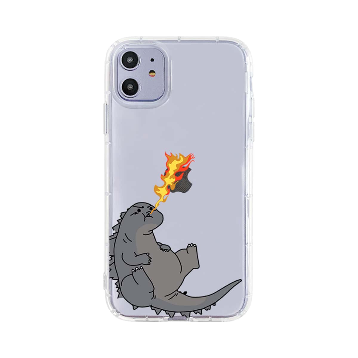 

Dinosaur Print Clear iPhone Case