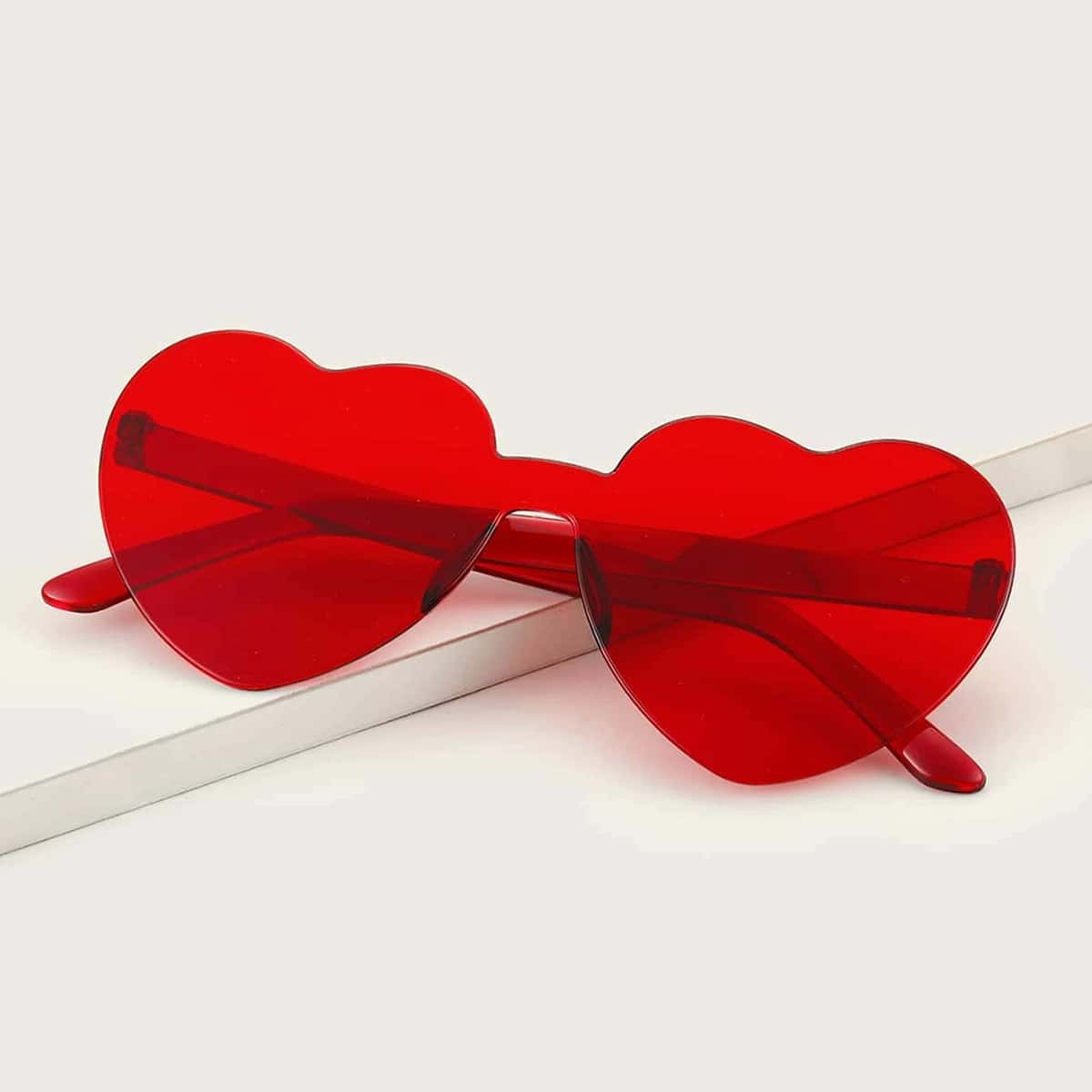 

Heart Shaped Tinted Lens Sunglasses