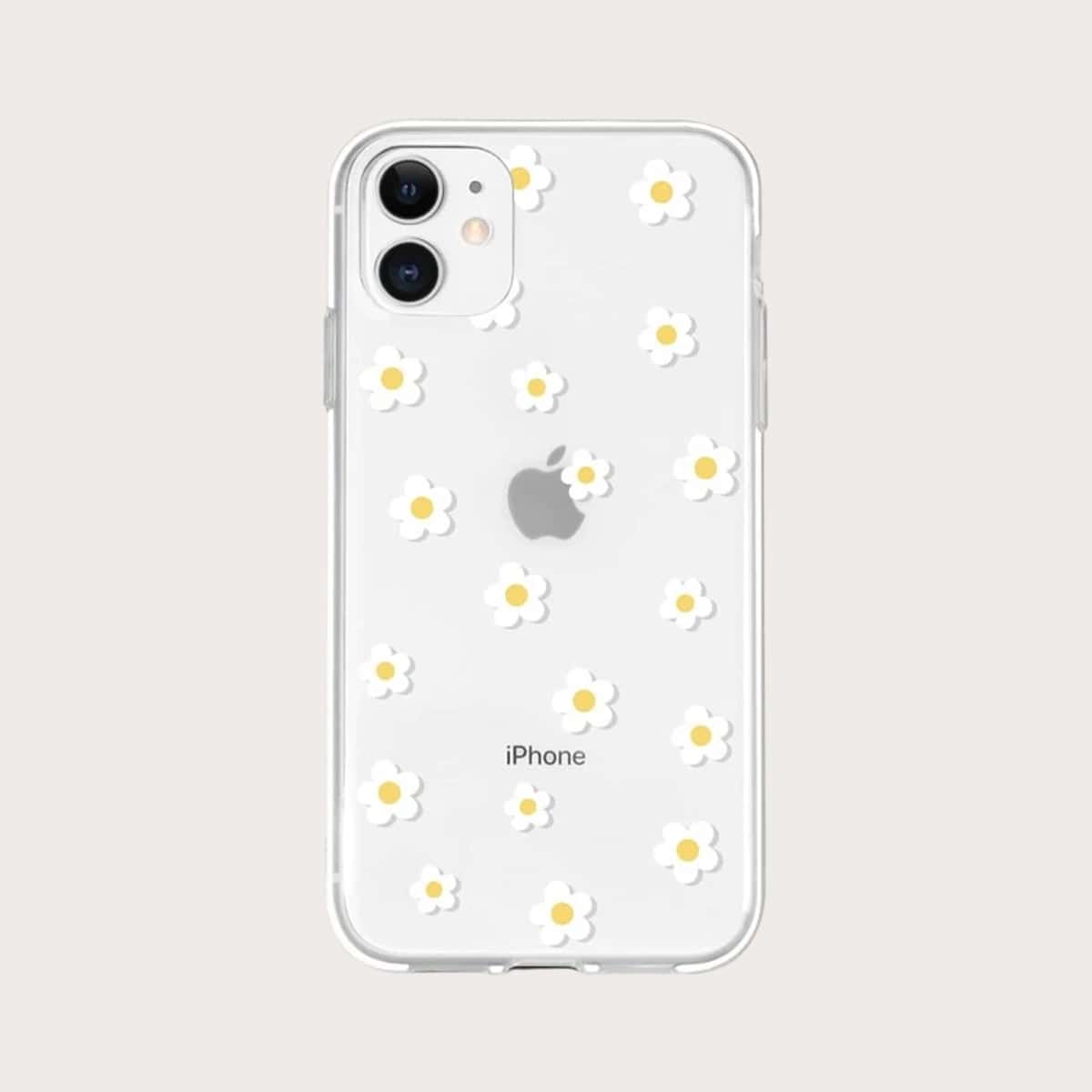 

Floral Clear iPhone Case