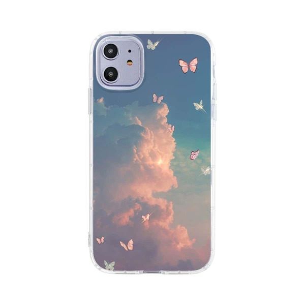 

Чехол для iPhone с принтом бабочки, Многоцветный
