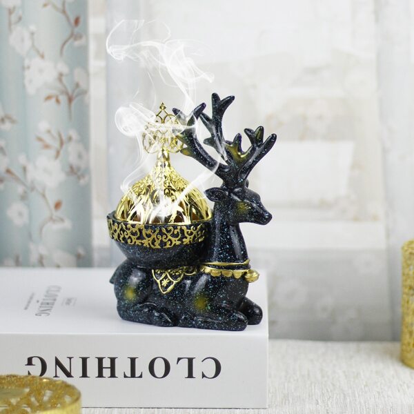 

Deer Shaped Incense Burner, Multicolor