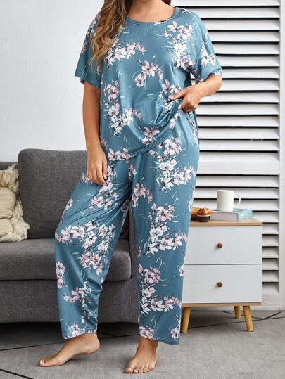 Ensemble de pyjama fleuri