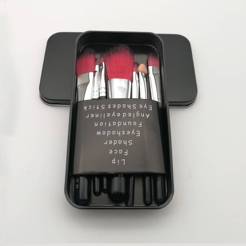 

7pcs Makeup Brush With Box, Black