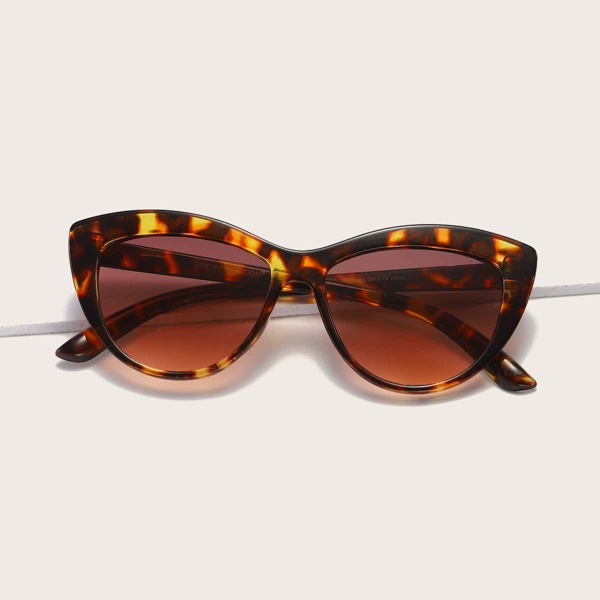 

Tortoiseshell Frame Cat Eye Sunglasses