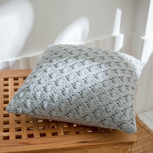

Plain Cushion Cover Without Filler, Light grey