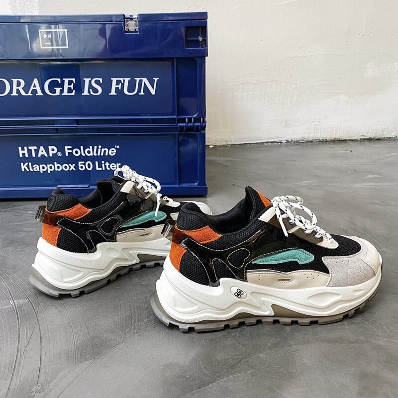 

Colorblock Chunky Trainers, Multicolor