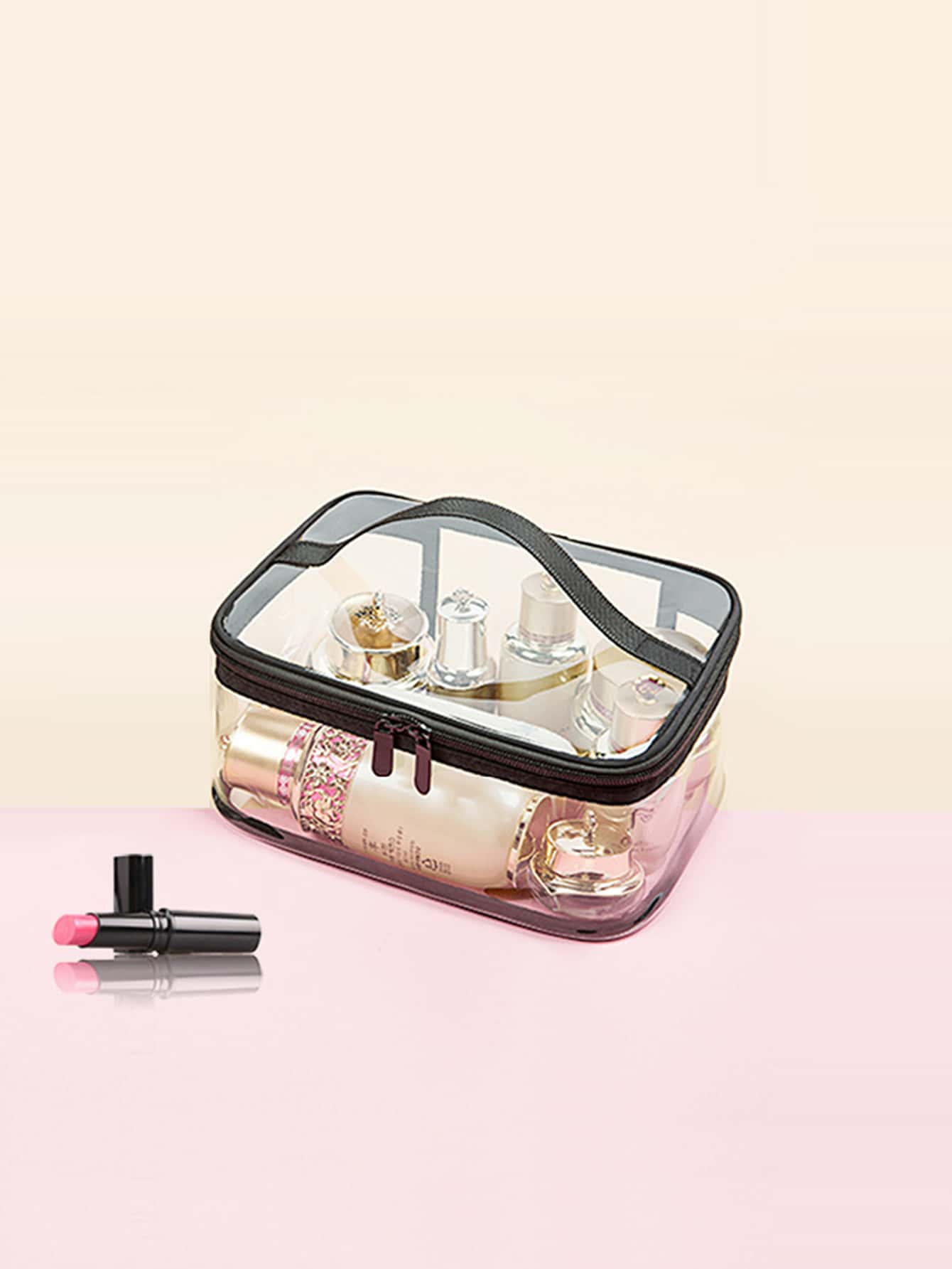Clear Makeup Bag Storage Makeup Organizer Makeup Case - Clear - View 1