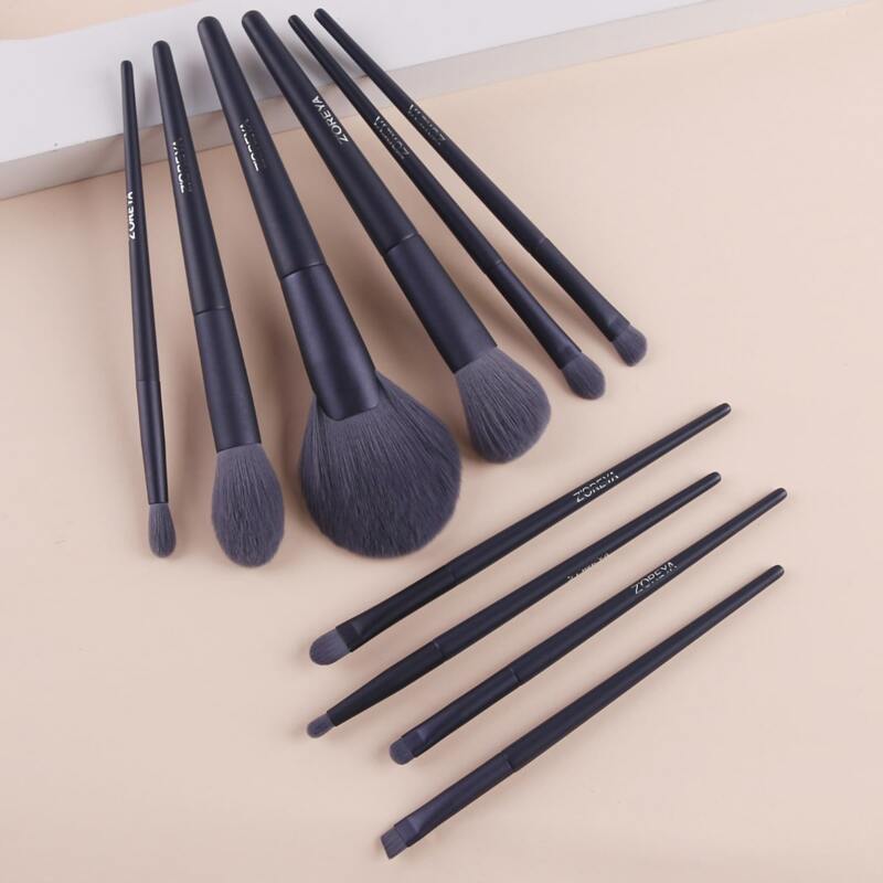 

10pcs Makeup Brush Set, Navy blue