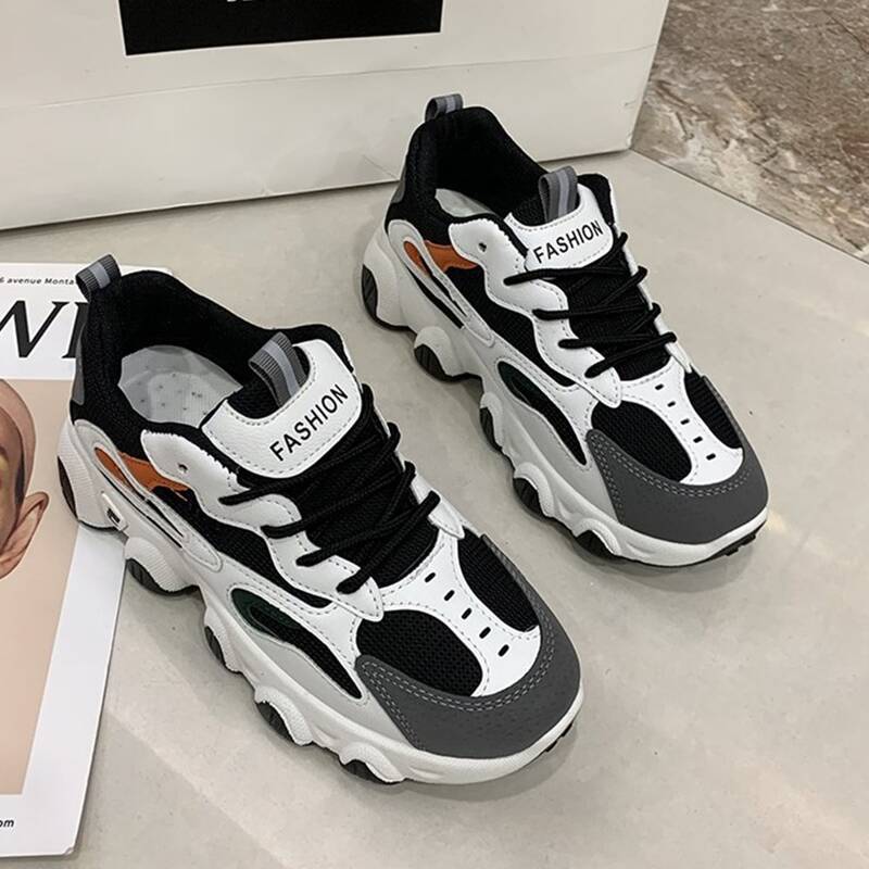 

Colorblock Chunky Sneakers, Multicolor