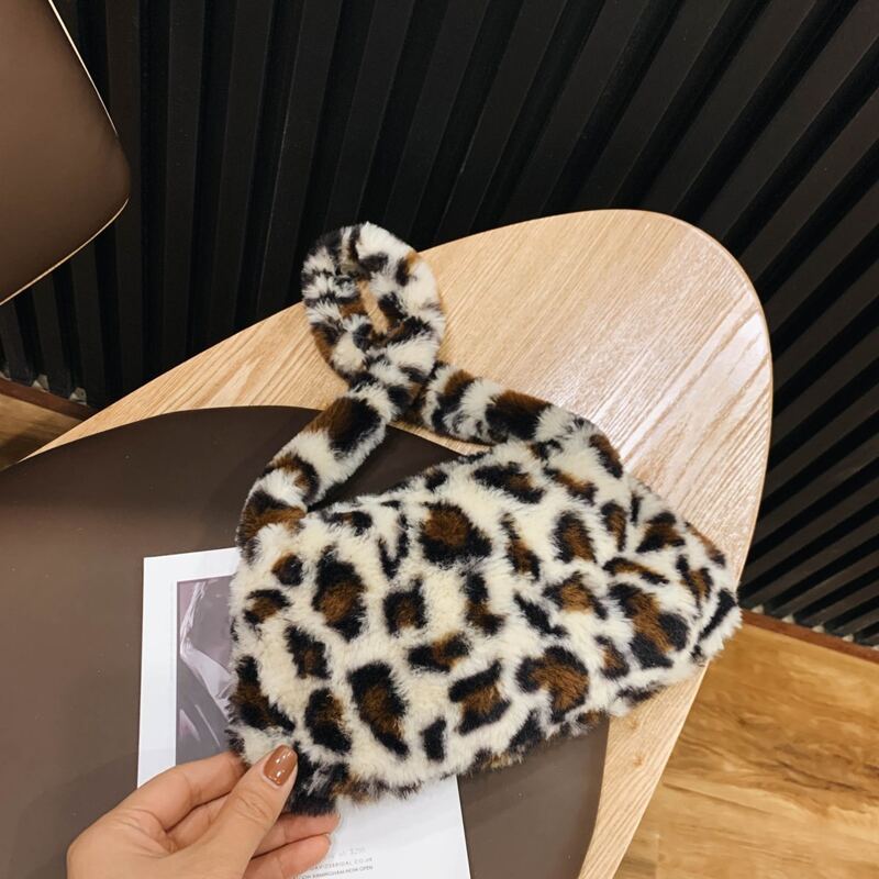 

Faux Fur Shoulder Bag, Multicolor
