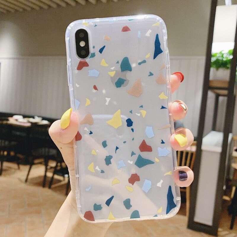 

Confetti Clear iPhone Case