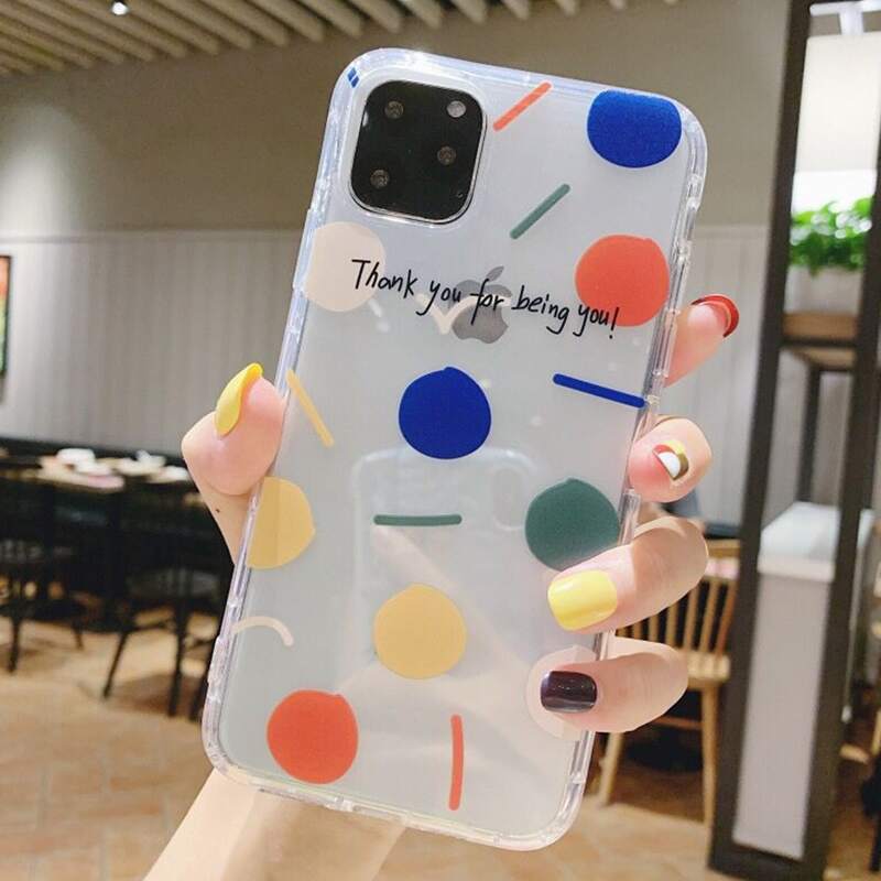 

Polka Dot Clear iPhone Case