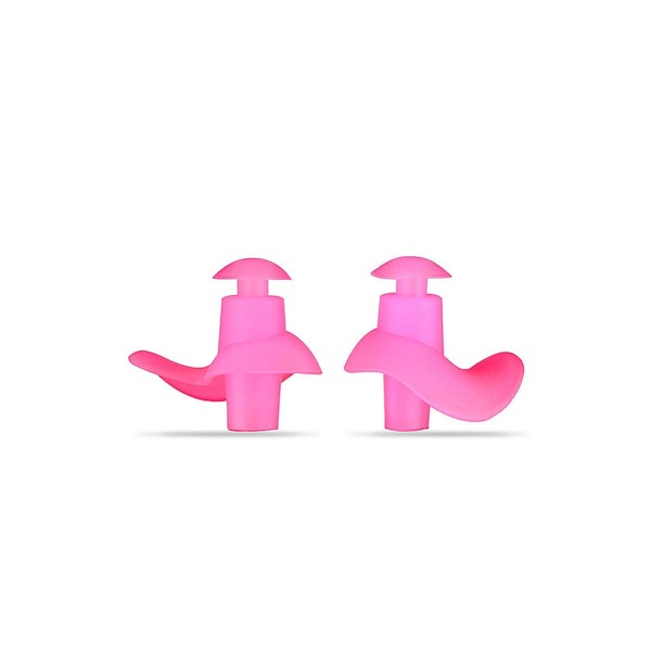 

Spiral Swimming Earplugs, Pink