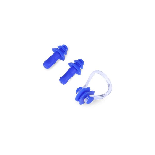 

Swimming Nose Clip & Earplug Set, Blue