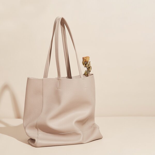 

Large Capacity Tote Bag, Apricot