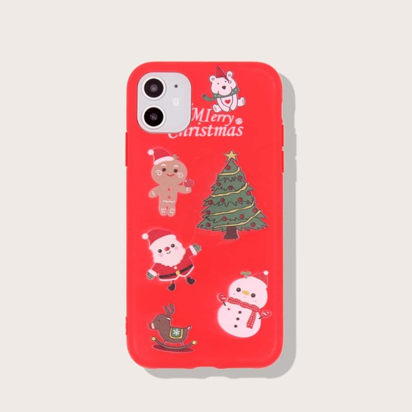 

Рождественский чехол для iPhone со снеговиком, Многоцветный