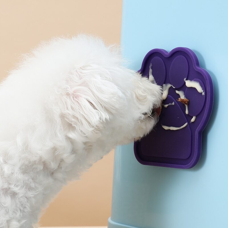 

1pc Dog Lick Pad, Purple