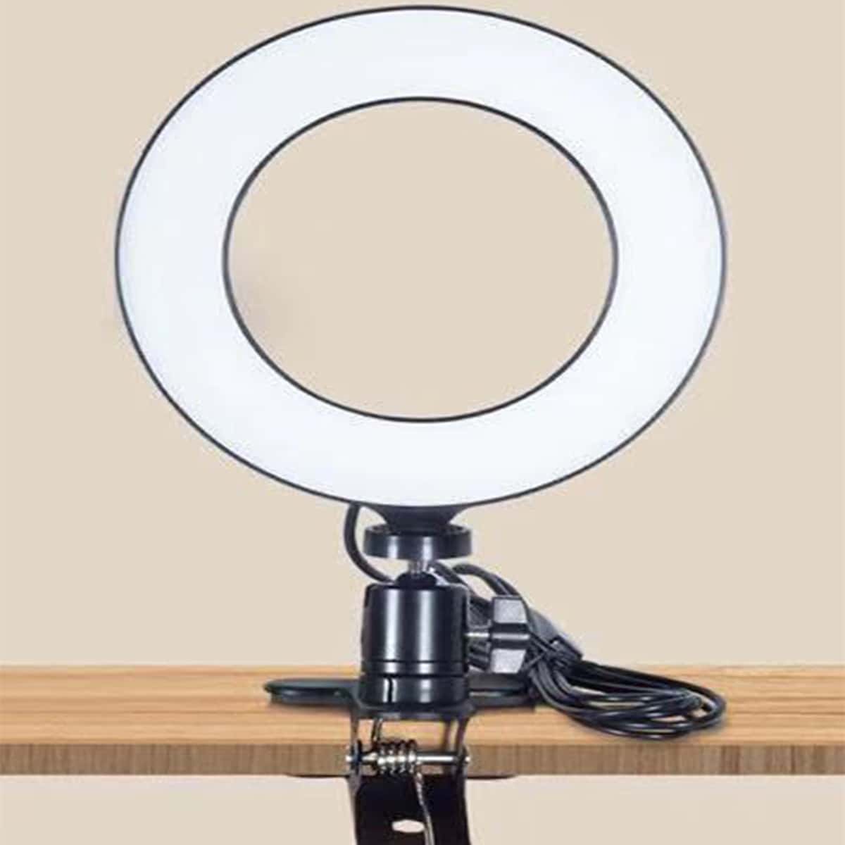 

1pc Clip Ring Fill Light, Black
