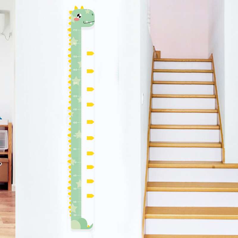 

Kids Dinosaur Print Height Measurement Wall Sticker, Multicolor