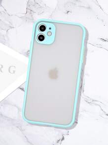เคส เหมาะกับ iPhone เย็บขอบ - สีฟ้ามิ้นท์ - ดู 2