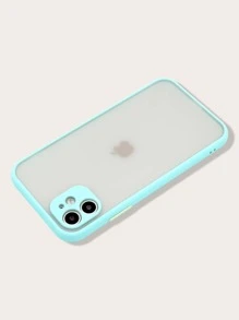เคส เหมาะกับ iPhone เย็บขอบ - สีฟ้ามิ้นท์ - ดู 4