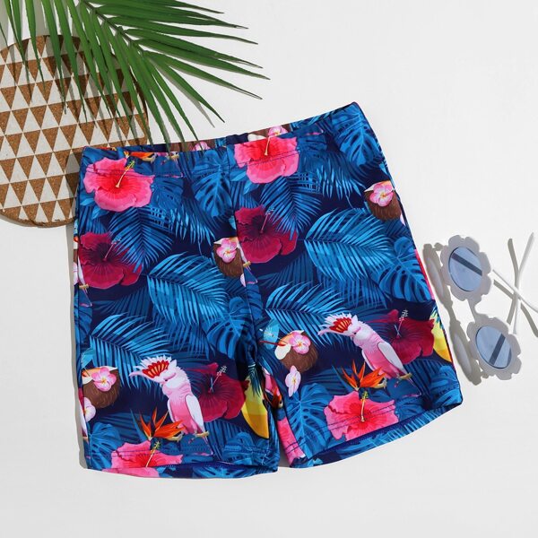 

Boys Tropical Swim Shorts, Multicolor