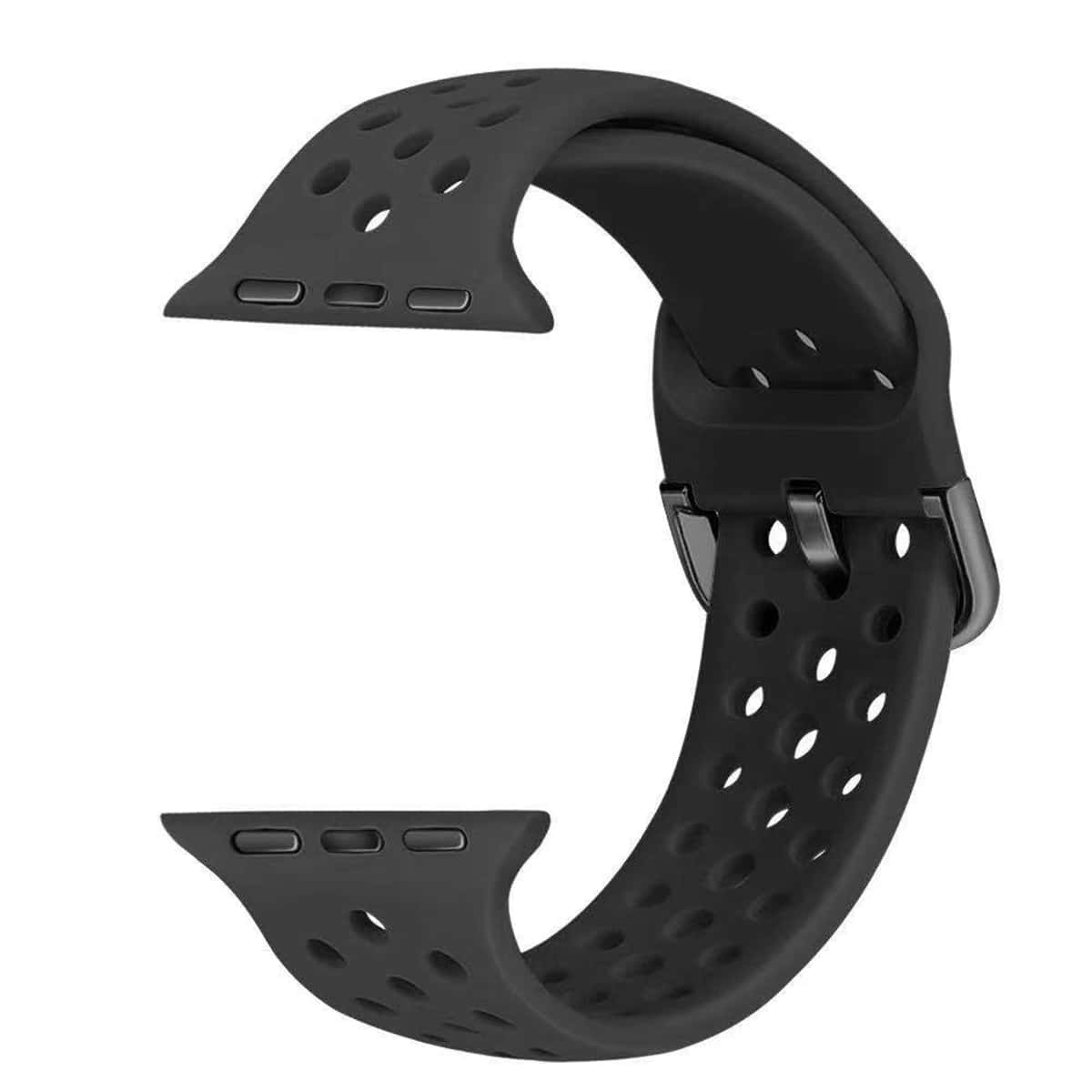 

Solid Adjustable Apple Watch Band, Black