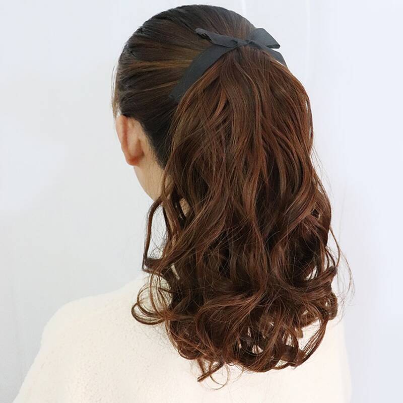 

Long Curly Ponytail Hair Extension, Brown