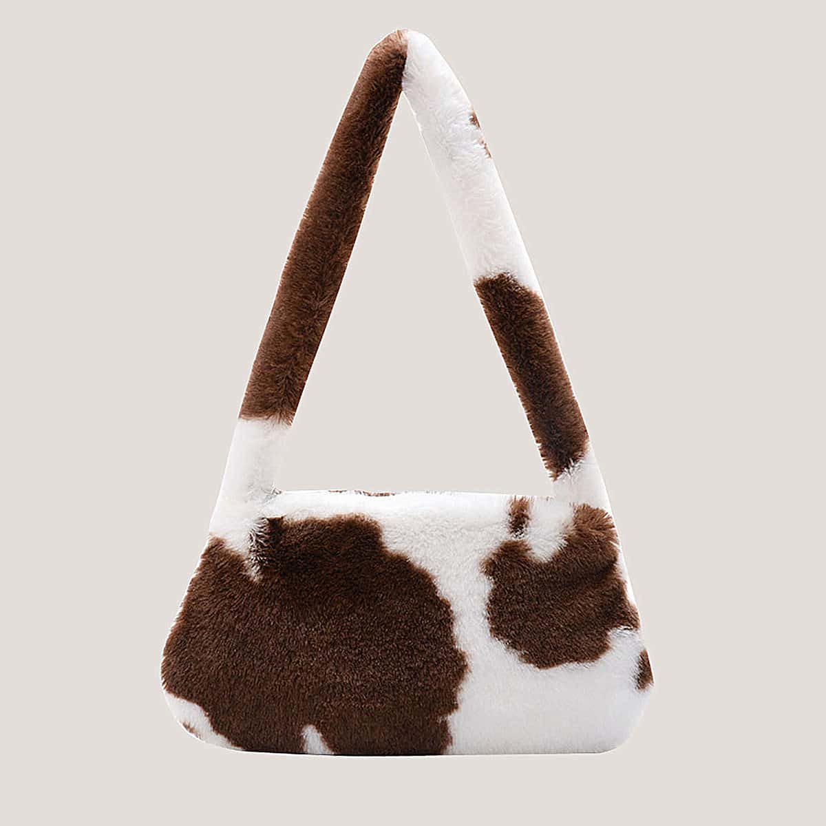 

Cow Print Shoulder Bag, Multicolor
