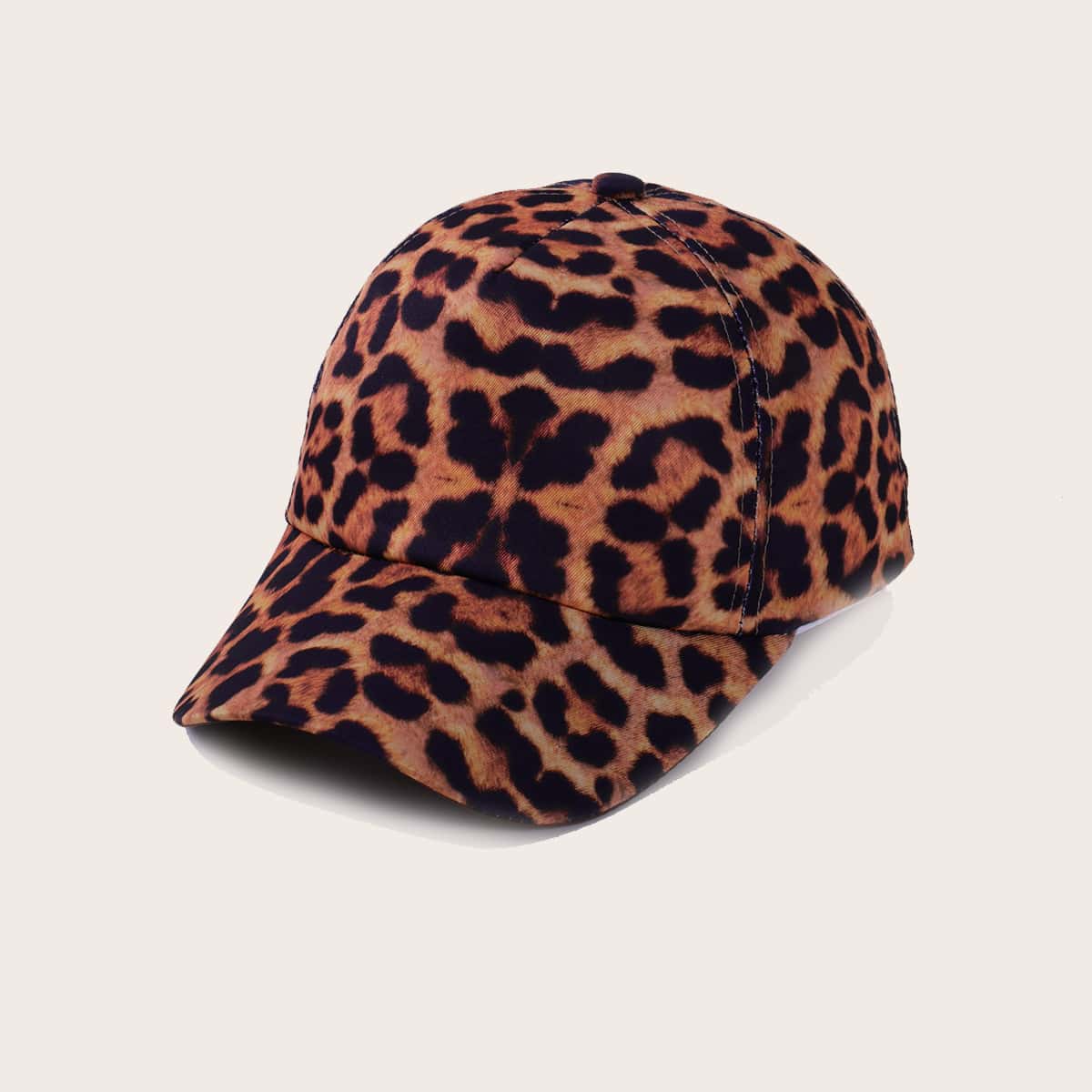 

Leopard Print Baseball Cap, Multicolor