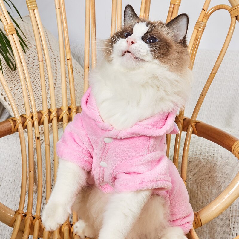 

Cartoon Embroidered Cat Jumpsuit, Pink