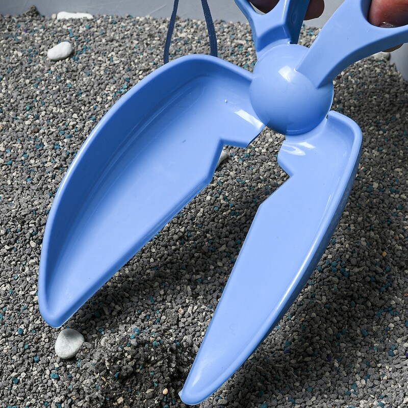 

Dog Poop Picker Scissors, Blue