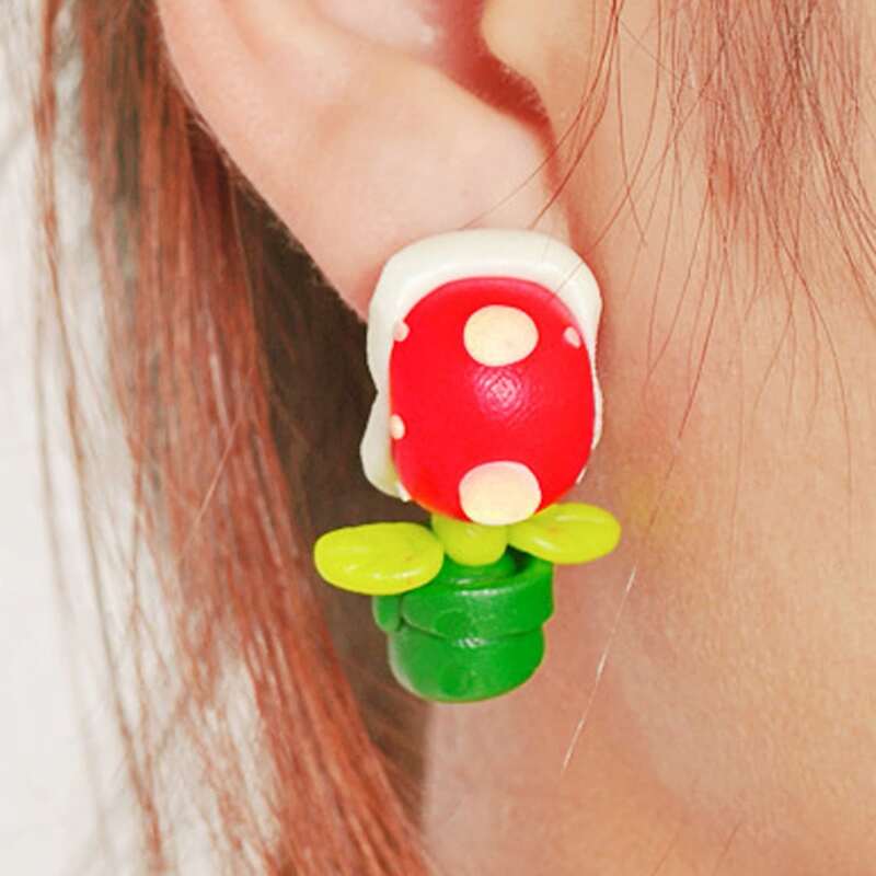 

Plants Drop Earrings, Multicolor